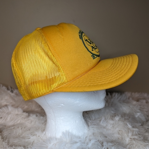 1992 WIAA TRUCKER HAT Adjustable Snap Back Ringed Brim VINTAGE WISCONSIN - Picture 7 of 12